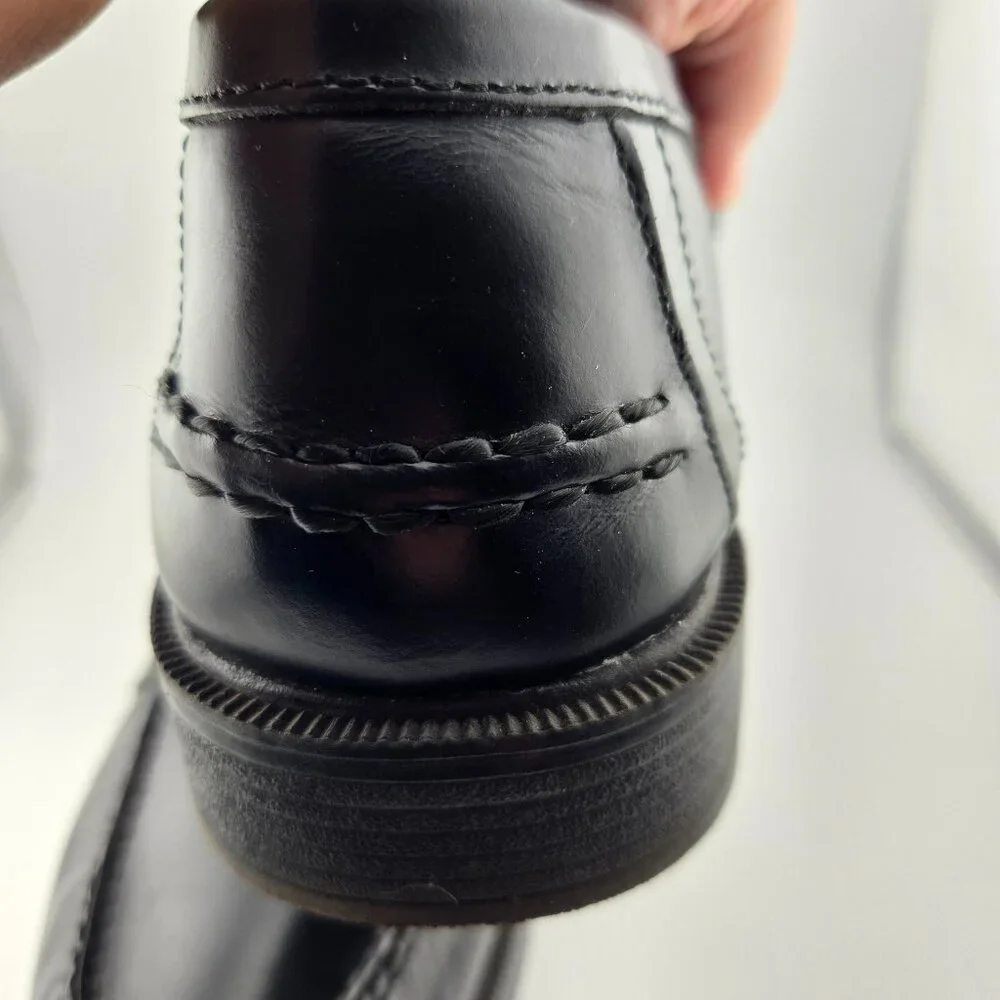 Nunn Bush Lincoln Penny Loafer Dress Shoes – Black Leather – Men’s Size 12M - Picture 9 of 13